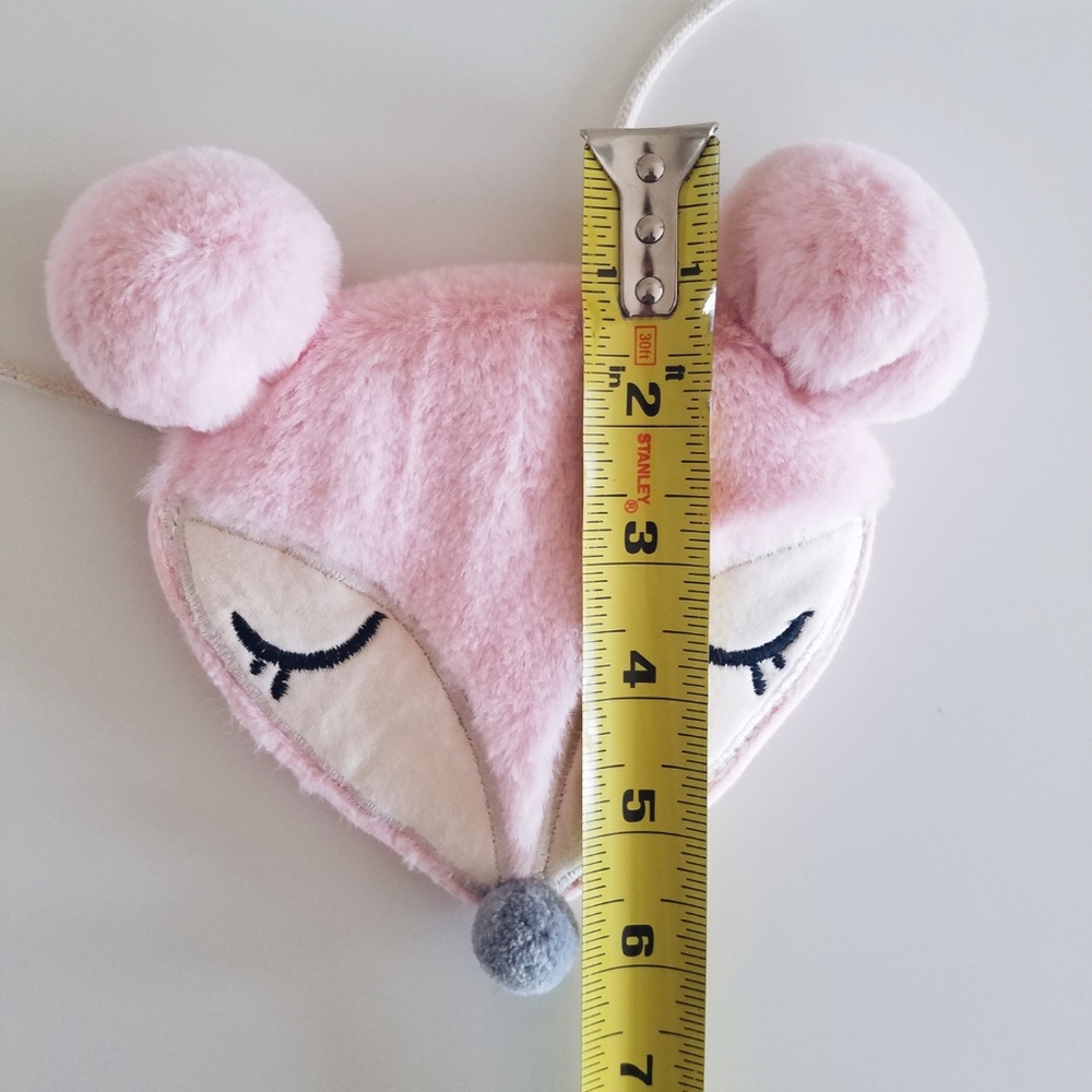 Fox purse for girls- fluffy fox - Picture 6 of 8